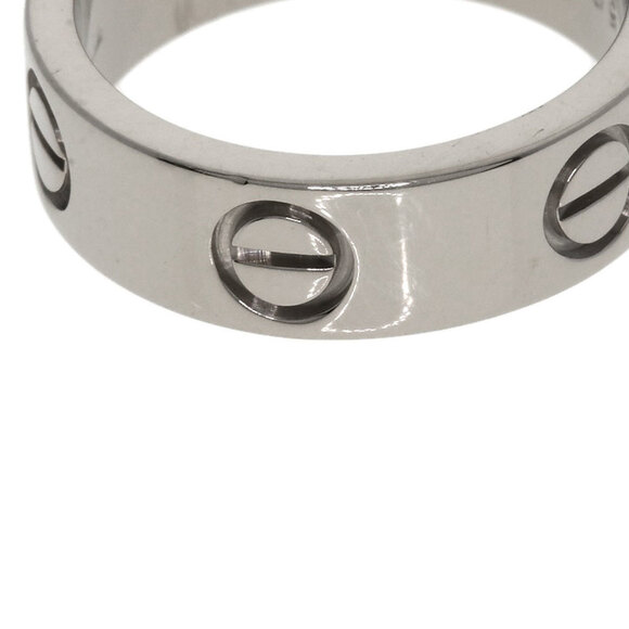 CARTIER 18k White Love Ring #50 - Picture 9 of 10